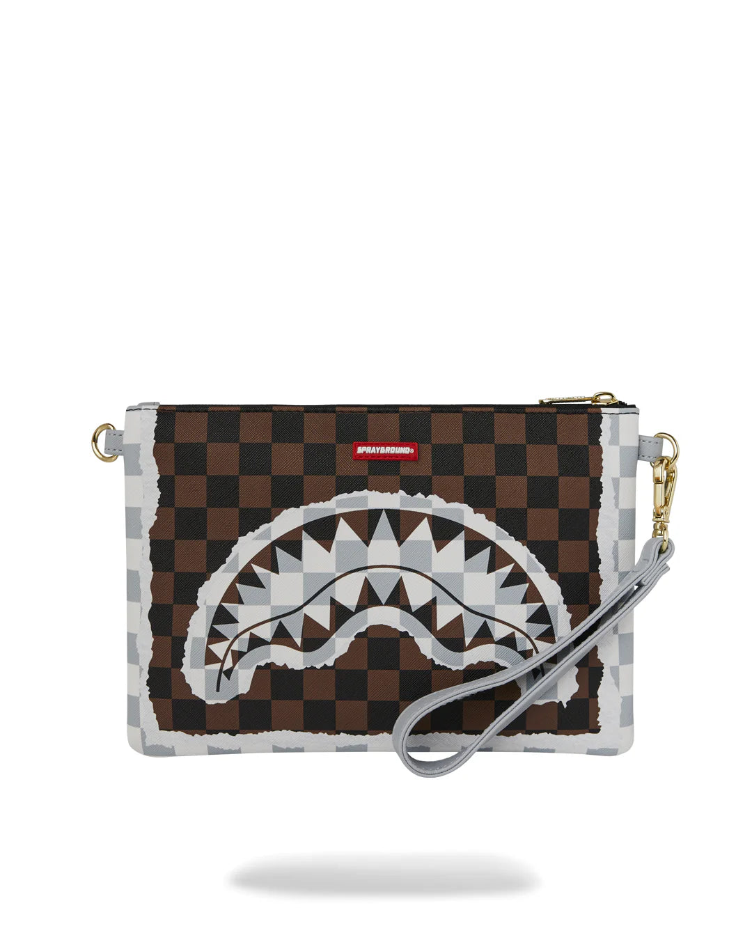 Pochette CREAM AND BROWN TEAR CHECK CROSSOVER - Sprayground