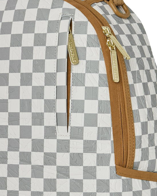 Zaino Graff Embossed Cream Check DLXSV Backpack Sprayground