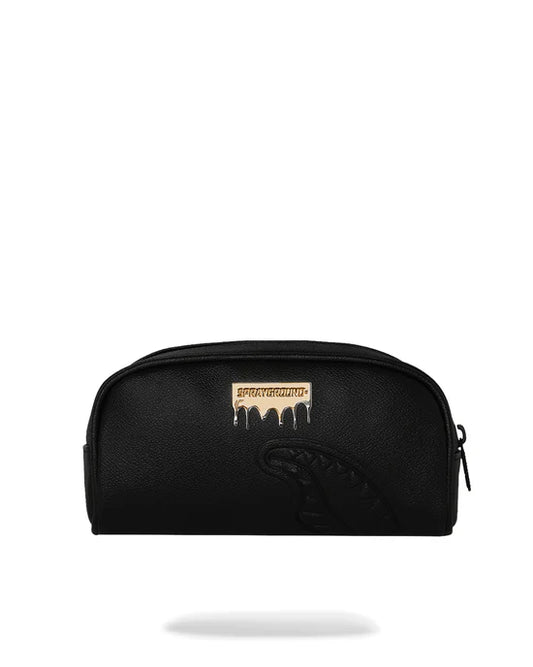 Astuccio Gold Side Drip Black Check Sprayground