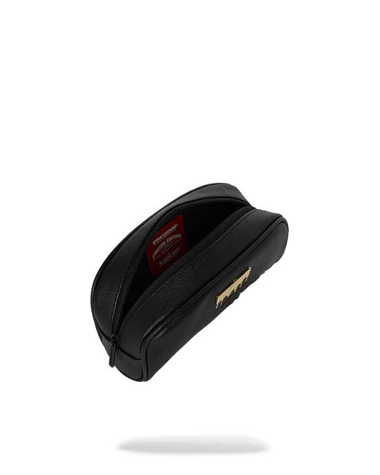 Astuccio Gold Side Drip Black Check Sprayground