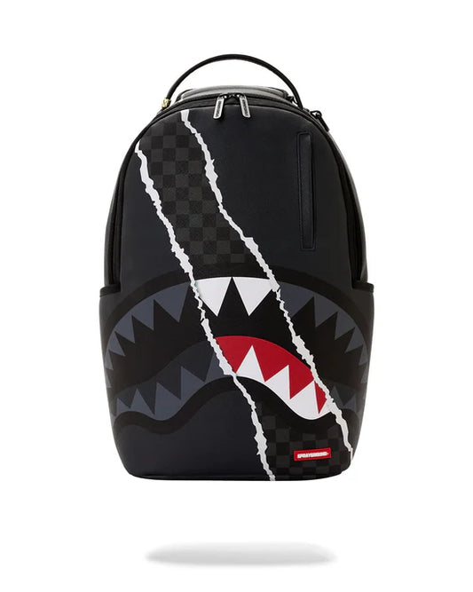 Zaino Center Rip Revealing Gray Check Backpack Sprayground