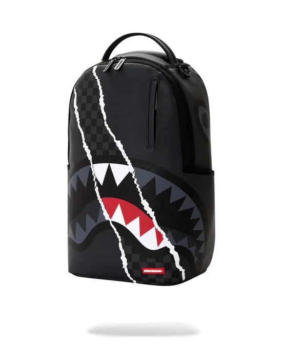 Zaino Center Rip Revealing Gray Check Backpack Sprayground