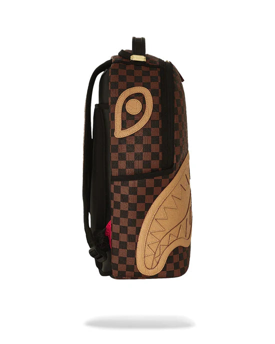 Zaino Embossed Check Brown Backpack Sprayground