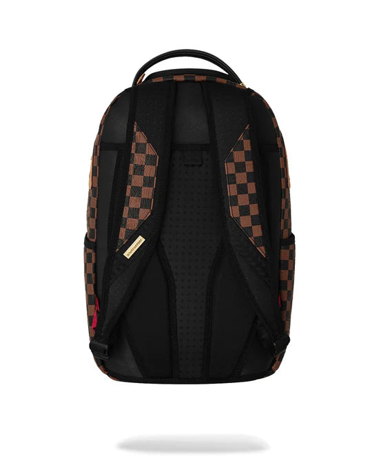 Zaino Embossed Check Brown Backpack Sprayground