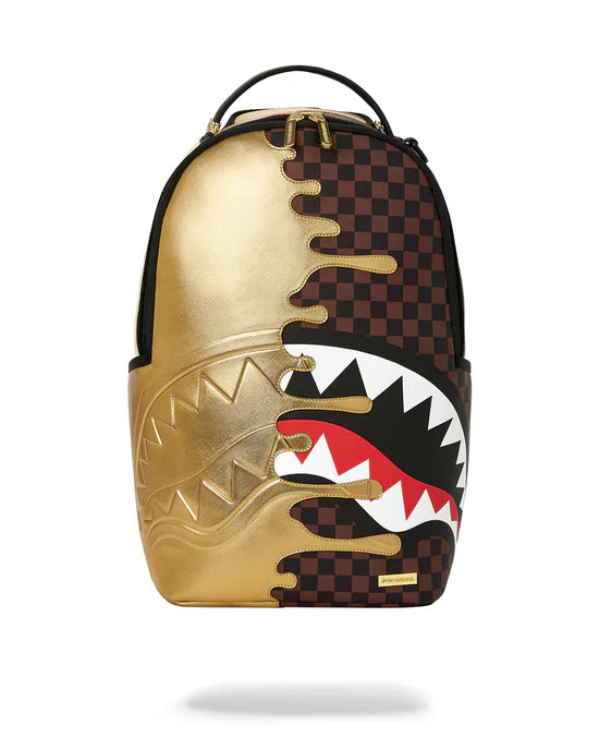 Zaino Sharks In Paris Gold Drip Backpack Sprayground