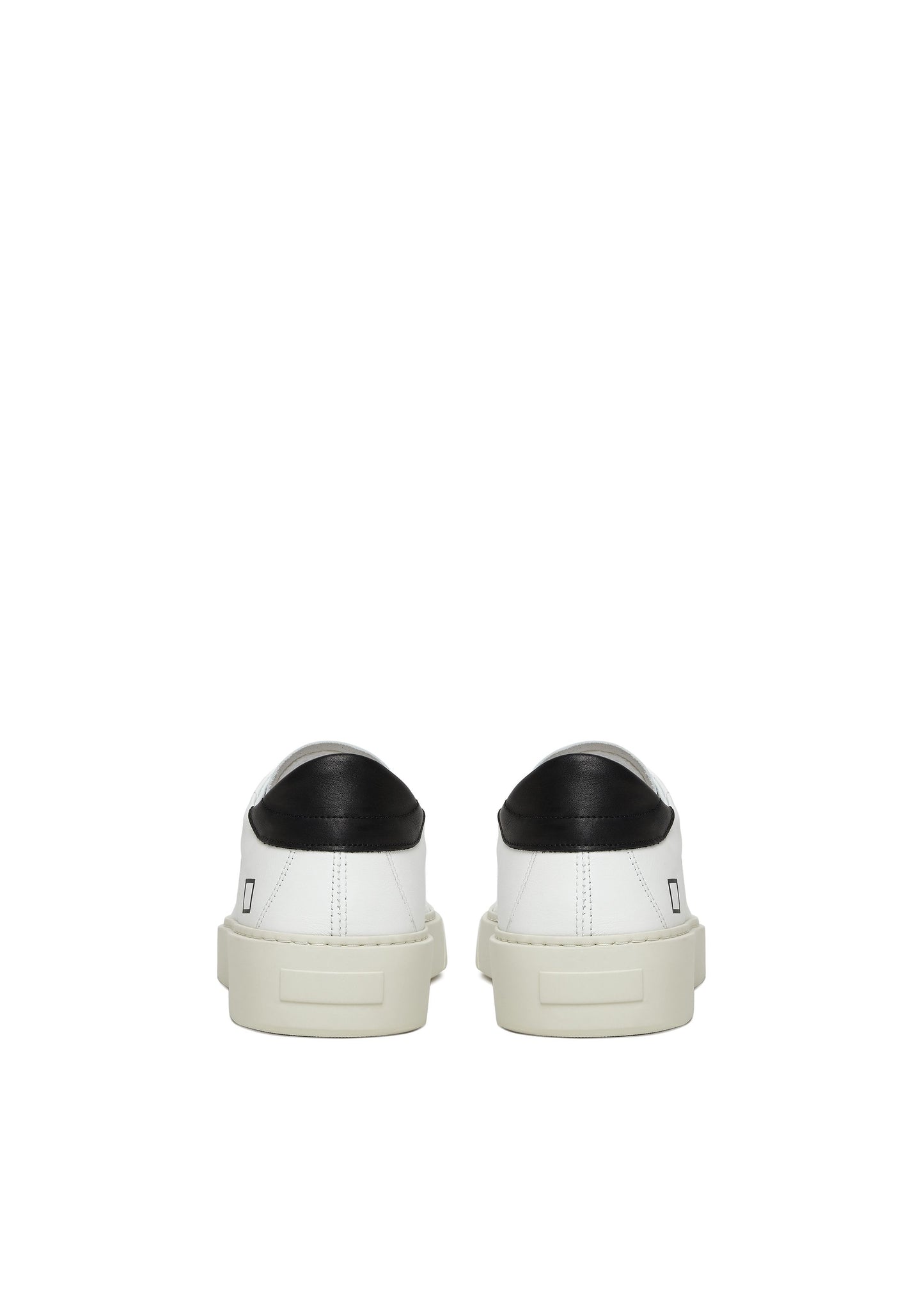 Sneakers LEVANTE CALF WHITE-BLACK - D.A.T.E