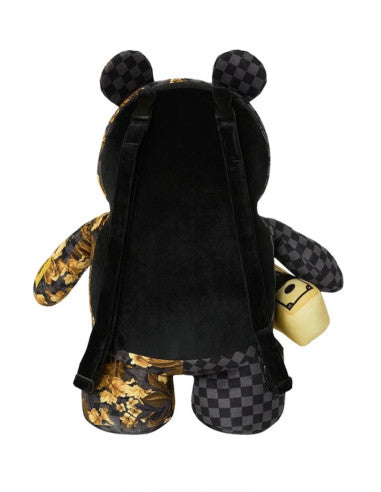 Zaino Orso Gold Floral Remix Moneybear Backpack Sprayground