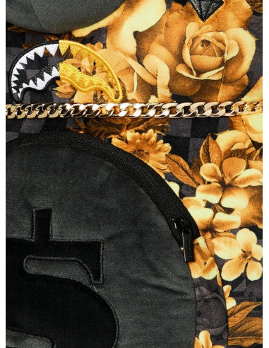 Zaino Orso Gold Floral Remix Moneybear Backpack Sprayground