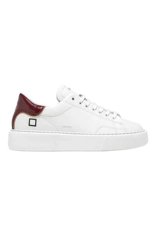 Sneakers Sfera White Bordeaux - D.A.T.E.